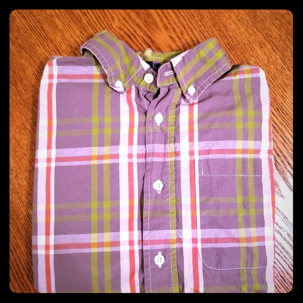 Boys long sleeve button down